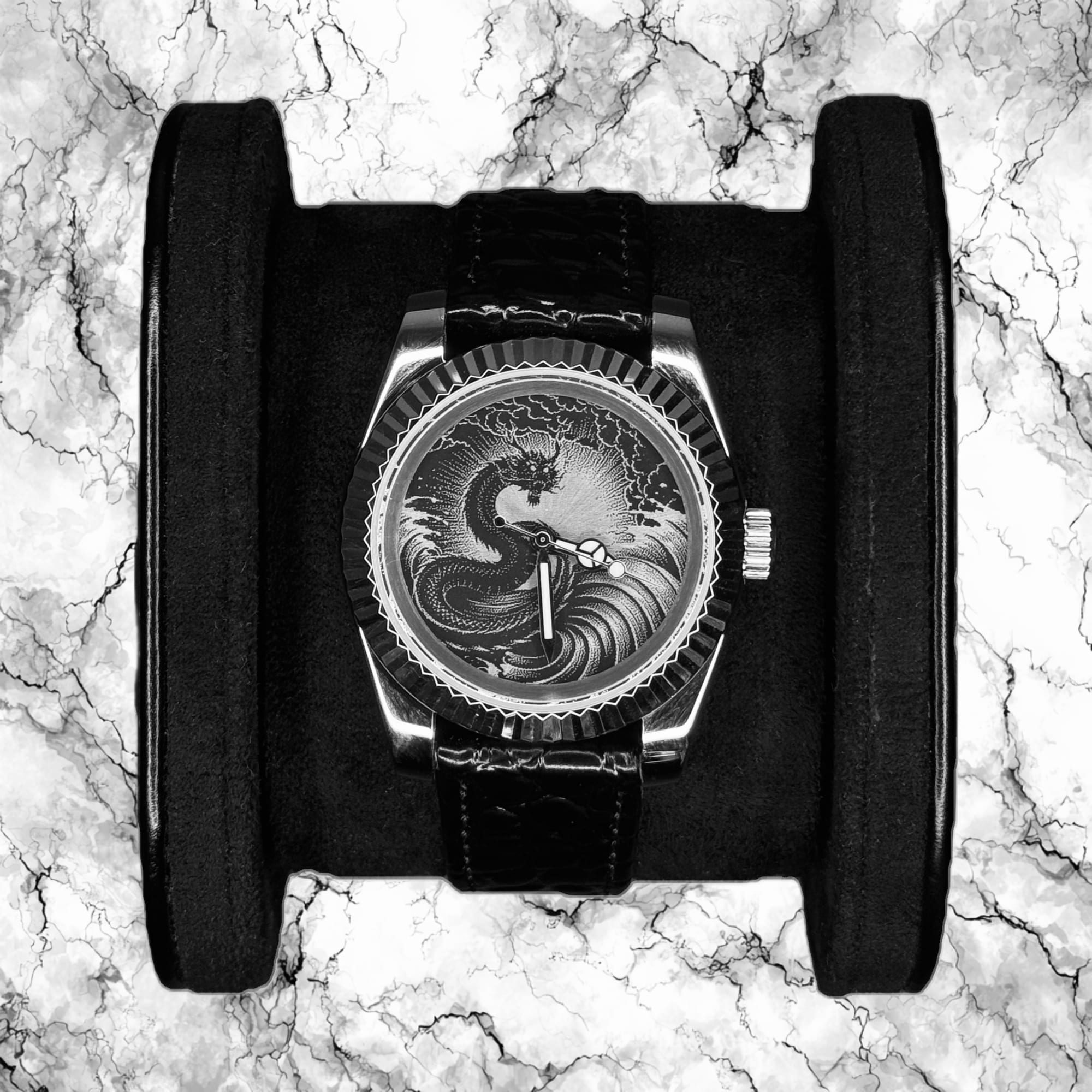 The Rising Tidewrath · Matte Black · Leather