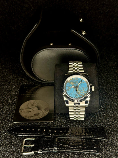 The Storm of Life - Sparkling Light Blue/Yellow