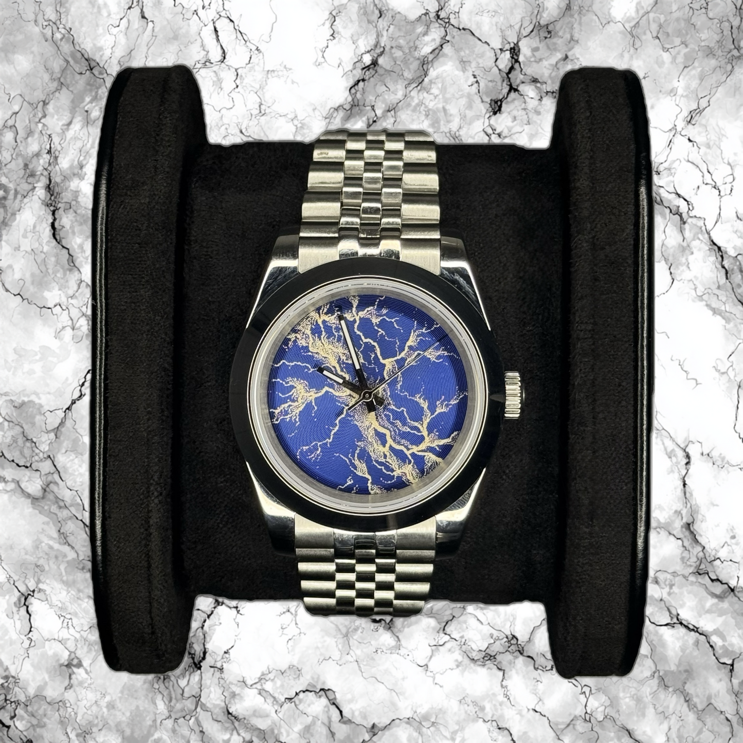 The Storm of Life - Metallic Blue/Champagne