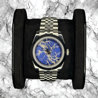 The Storm of Life - Metallic Blue/Champagne